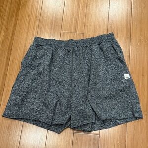 Vuori Heather Gray Boyfriend Shorts